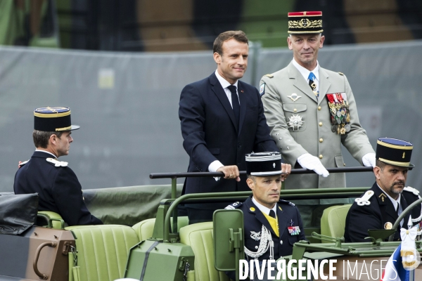 Emmanuel MACRON préside le défilé militaire du 14 juillet 2019