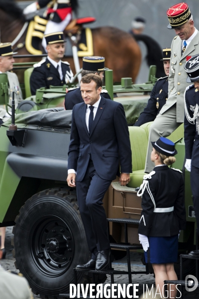 Emmanuel MACRON préside le défilé militaire du 14 juillet 2019