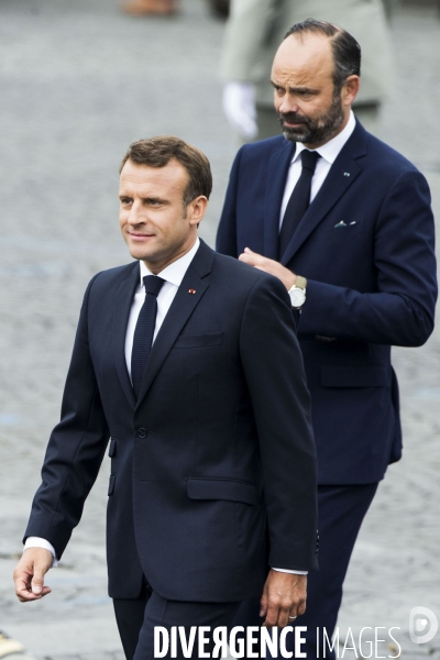 Emmanuel MACRON préside le défilé militaire du 14 juillet 2019