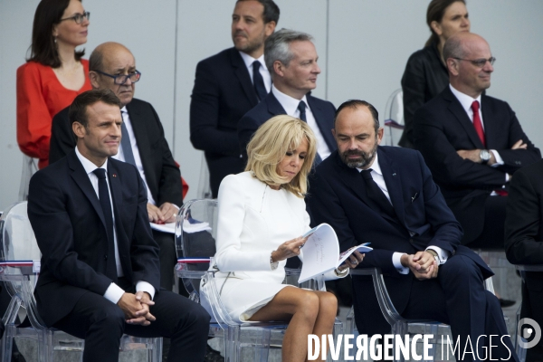 Emmanuel MACRON préside le défilé militaire du 14 juillet 2019