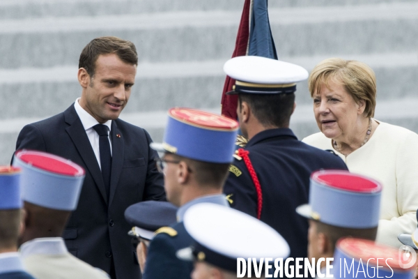 Emmanuel MACRON préside le défilé militaire du 14 juillet 2019