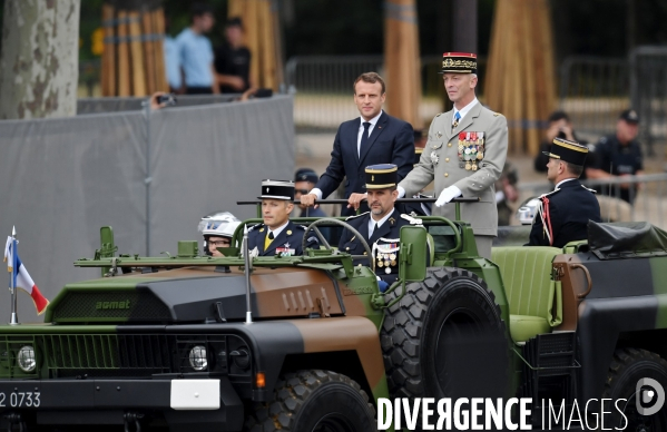 Emmanuel Macron preside la ceremonie du 14 juillet 2019