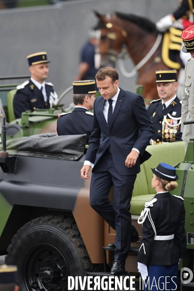 Emmanuel Macron preside la ceremonie du 14 juillet 2019