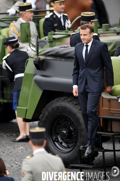 Emmanuel Macron preside la ceremonie du 14 juillet 2019