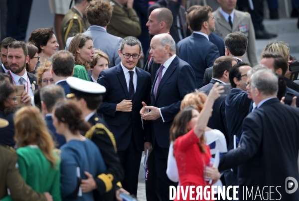 Gerard Darmanin avec Jacques Toubon