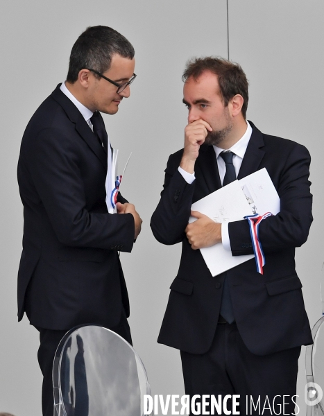 Gerard Darmanin avec Sébastien Lecornu