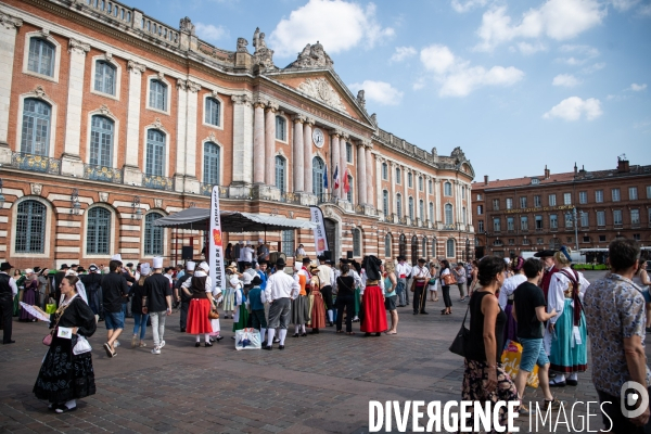 Toulouse : Inauguration du la fete traditionnelle du Grand Fenetra