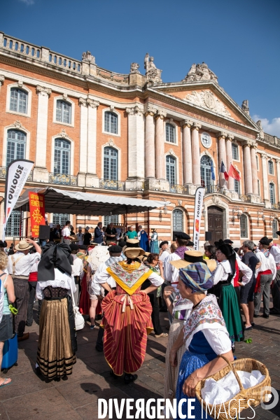 Toulouse : Inauguration du la fete traditionnelle du Grand Fenetra