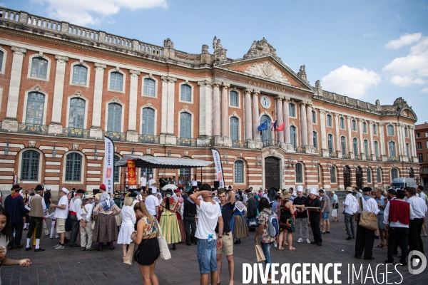 Toulouse : Inauguration du la fete traditionnelle du Grand Fenetra