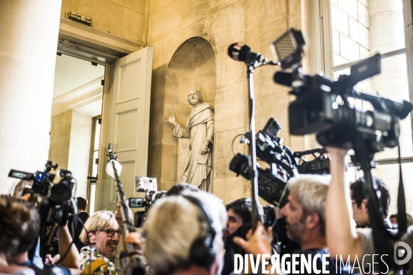 Assemblee nationale, suite a l annonce de la demission du ministre francois de rugy.