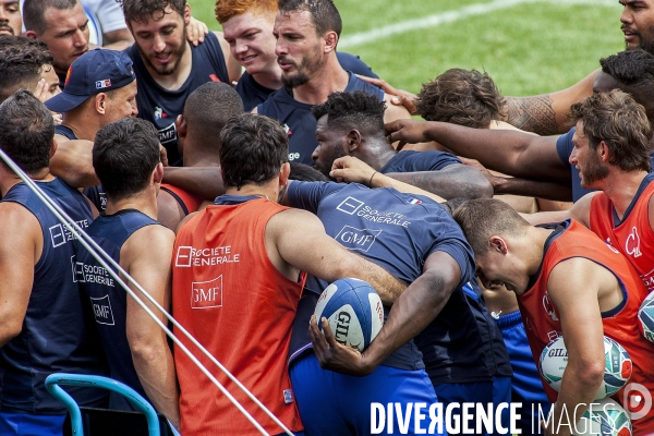 Préparation de la coupe du Monde de rugby au Japon