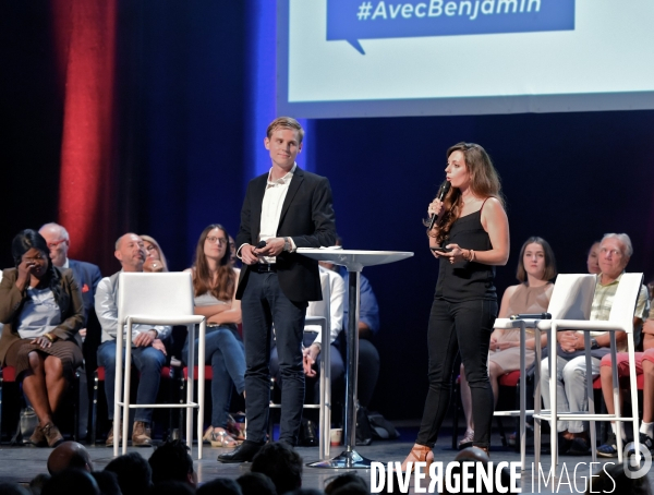 Elections municipales / Premier meeting de Benjamin Griveaux