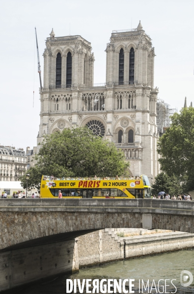 Notre dame le chantier trois mois apres