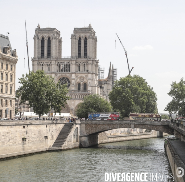 Notre dame le chantier trois mois apres