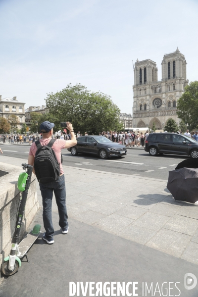 Notre dame le chantier trois mois apres