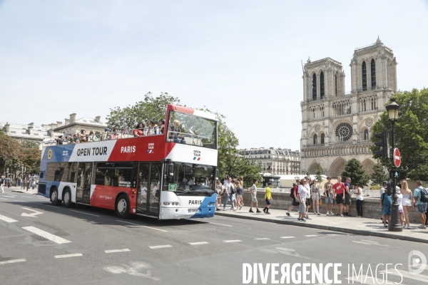 Notre dame le chantier trois mois apres