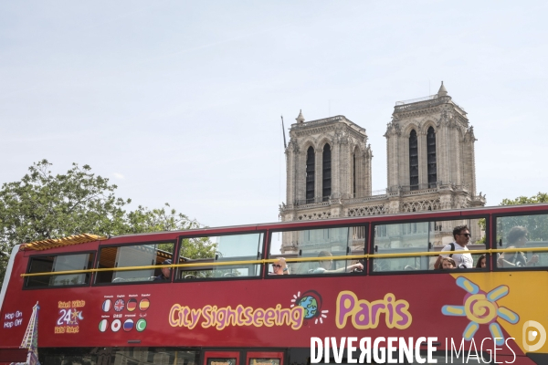 Notre dame le chantier trois mois apres