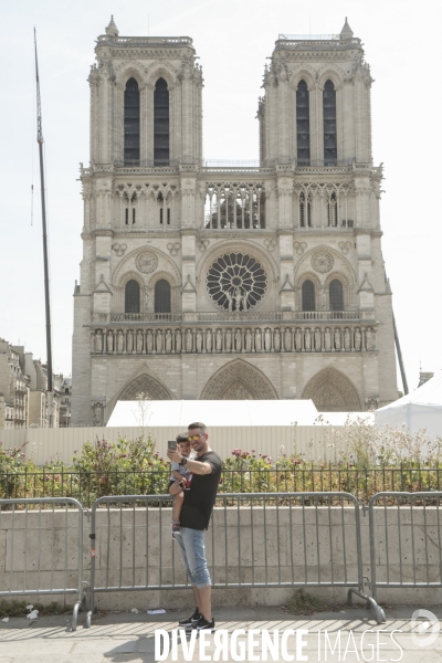 Notre dame le chantier trois mois apres