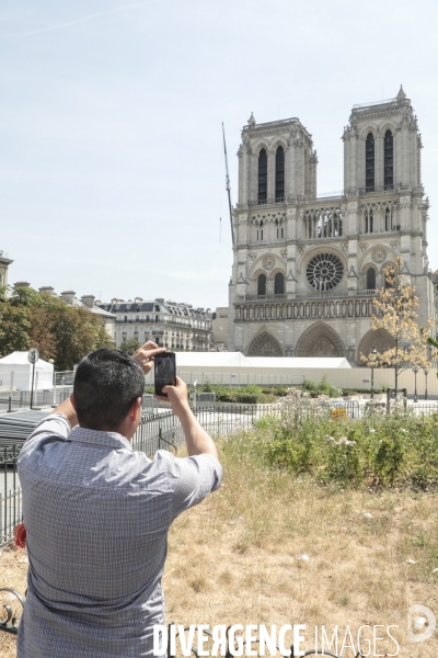 Notre dame le chantier trois mois apres