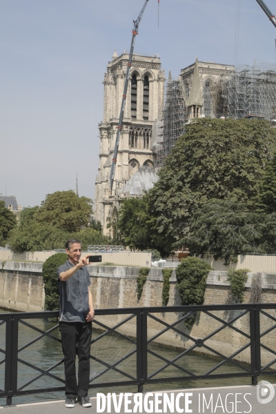 Notre dame le chantier trois mois apres