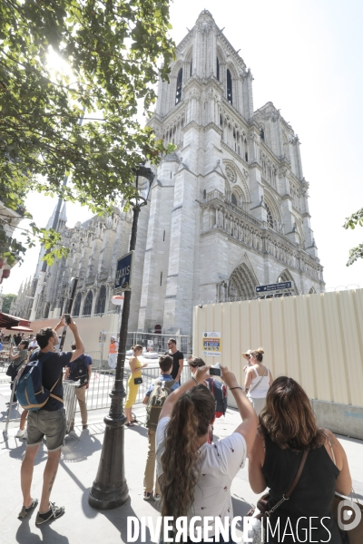 Notre dame le chantier trois mois apres