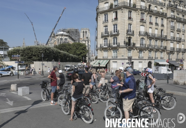 Notre dame le chantier trois mois apres