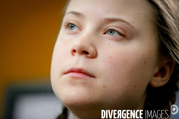 Greta Thunberg au parlement de Strasbourg