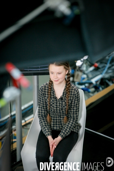 Greta Thunberg au parlement de Strasbourg