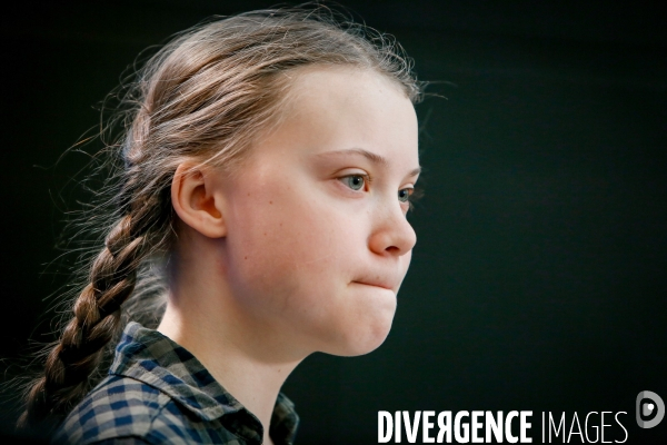 Greta Thunberg au parlement de Strasbourg