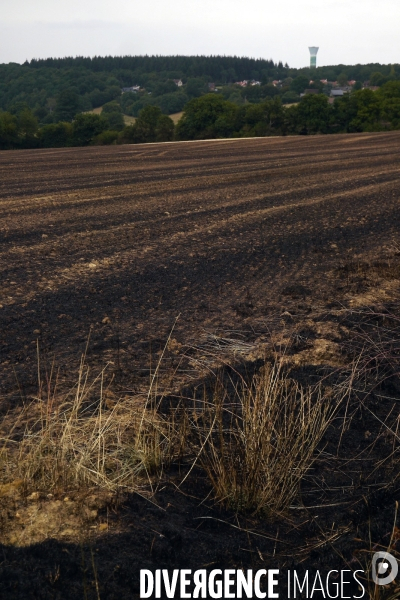 Lendemain d incendies dans l Eure