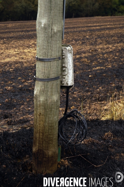 Lendemain d incendies dans l Eure