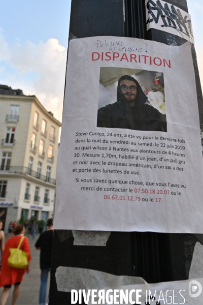 Disparition de Steve, élan citoyen dans les rues de Nantes.