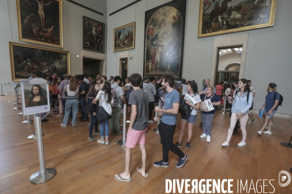 La joconde deplacee vers la galerie medicis