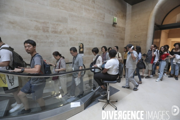 La joconde deplacee vers la galerie medicis