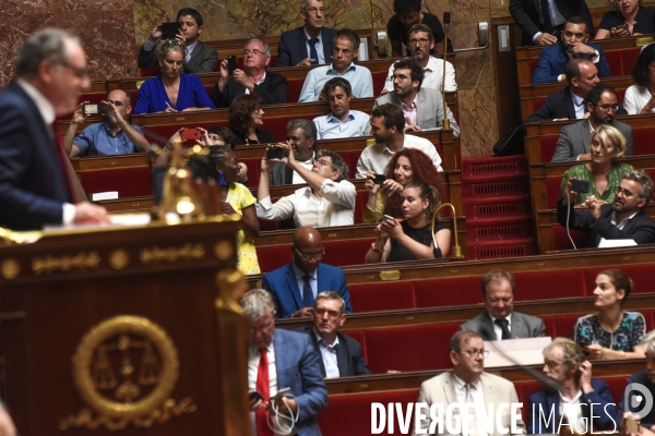 Assemblée nationale.  Vote du CETA. Traité de libre échange.