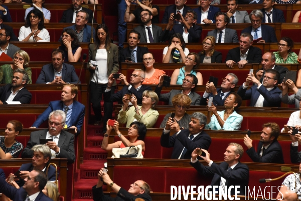 Assemblée nationale.  Vote du CETA. Traité de libre échange.