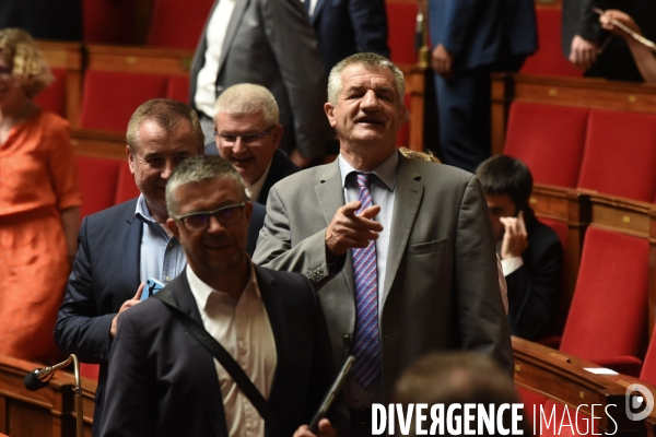 Assemblée nationale.  Vote du CETA. Traité de libre échange.