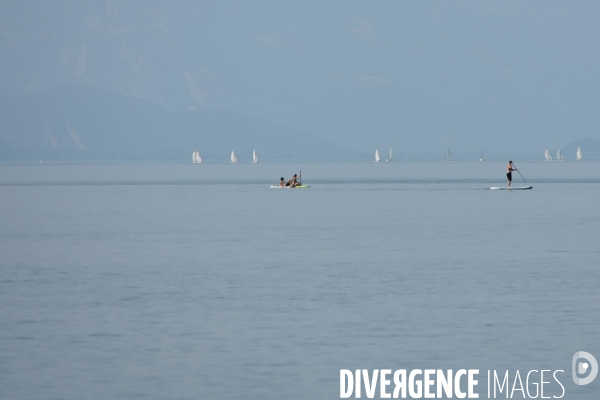 Sur les rives du lac du Bourget