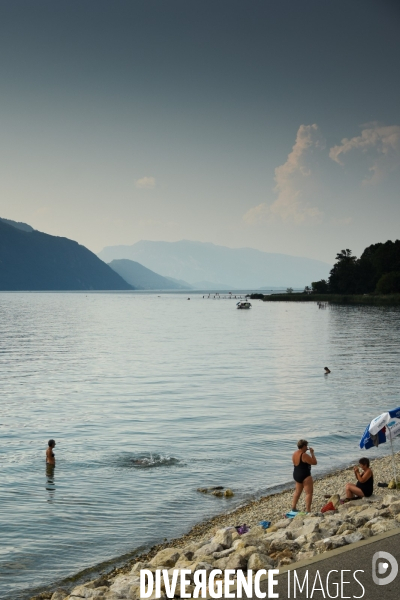 Sur les rives du lac du Bourget