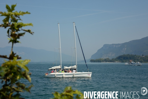 Sur les rives du lac du Bourget