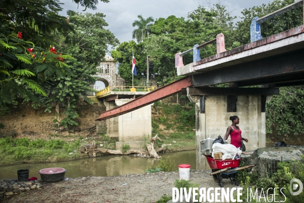 Echanges commerciaux a la frontiere entre haiti et la republique dominicaine.