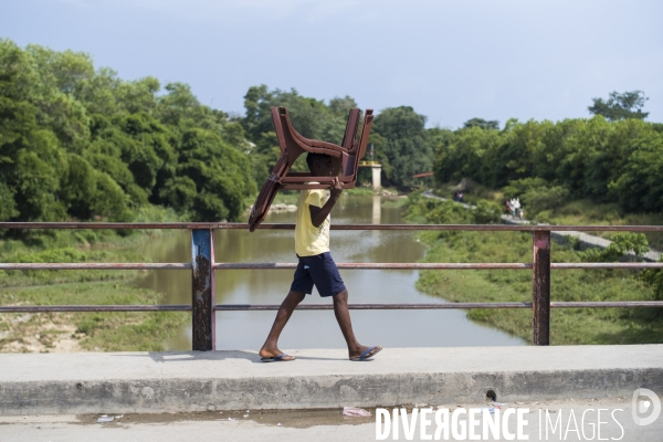 Echanges commerciaux a la frontiere entre haiti et la republique dominicaine.