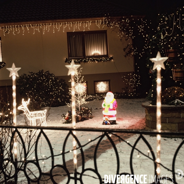 Illuminations de noël à la maison