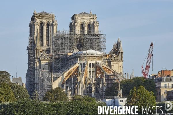 Notre Dame - Travaux 21  aout  2019