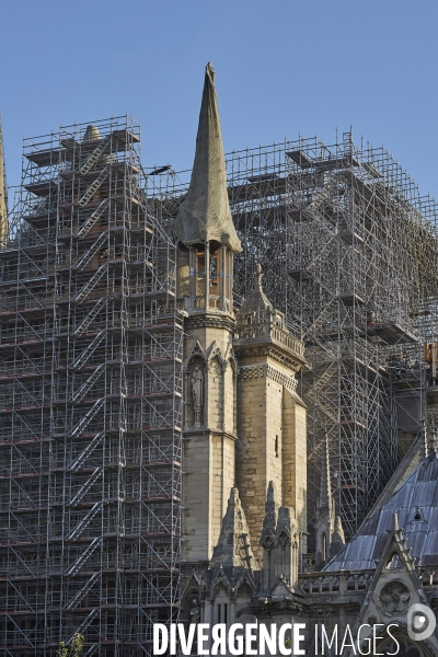 Notre Dame - Travaux 21  aout  2019