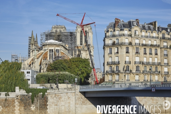 Notre Dame - Travaux 21  aout  2019