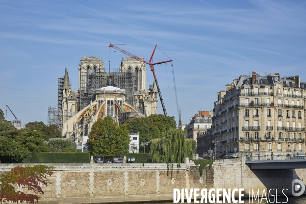 Notre Dame - Travaux 21  aout  2019