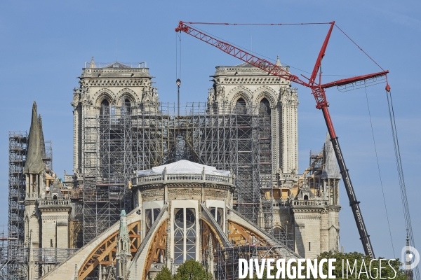 Notre Dame - Travaux 21  aout  2019