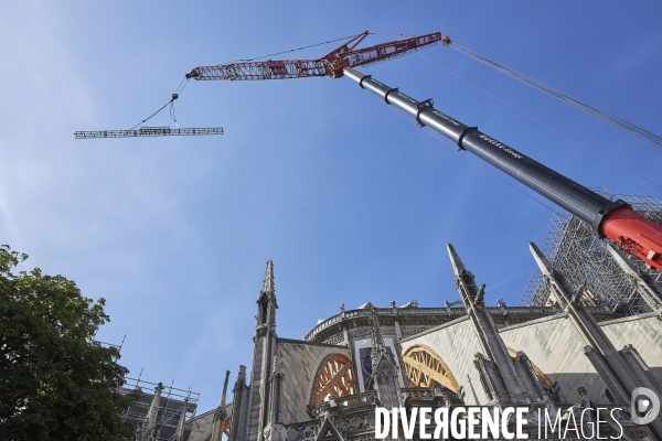 Notre Dame - Travaux 21  aout  2019