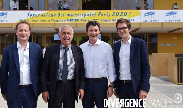 Elections municipales / Benjamin Griveaux à l université du Medef